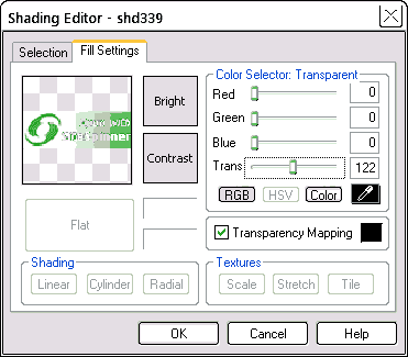 Transparency mapping