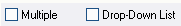 Selection List settings